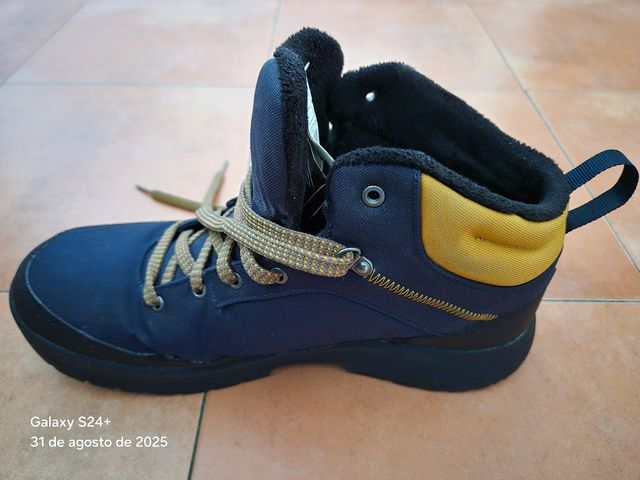 Botas Quechua Nieve - Azul/Amarillo