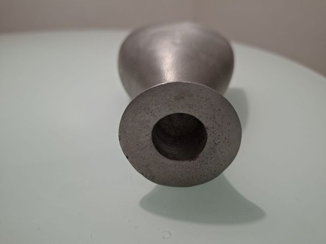 4 Candelabros metal plata