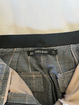 Pantalon de cuadros de Zara