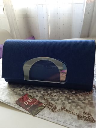 Bolso fiesta azul marino