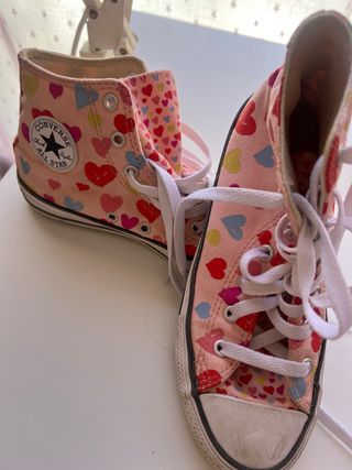 Converse All Star altas corazones
