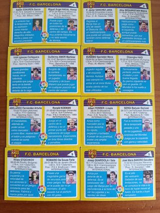 Cromos FC Barcelona Vintage