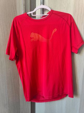 Camiseta Puma running roja