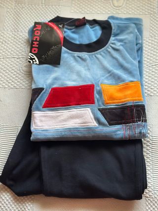 Pijama ROCHO invierno - azul marino