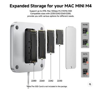 Minisopuru iExpandMate: Hub + Dock Mac Mini