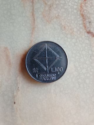 Moneta 100 Lire Marconi