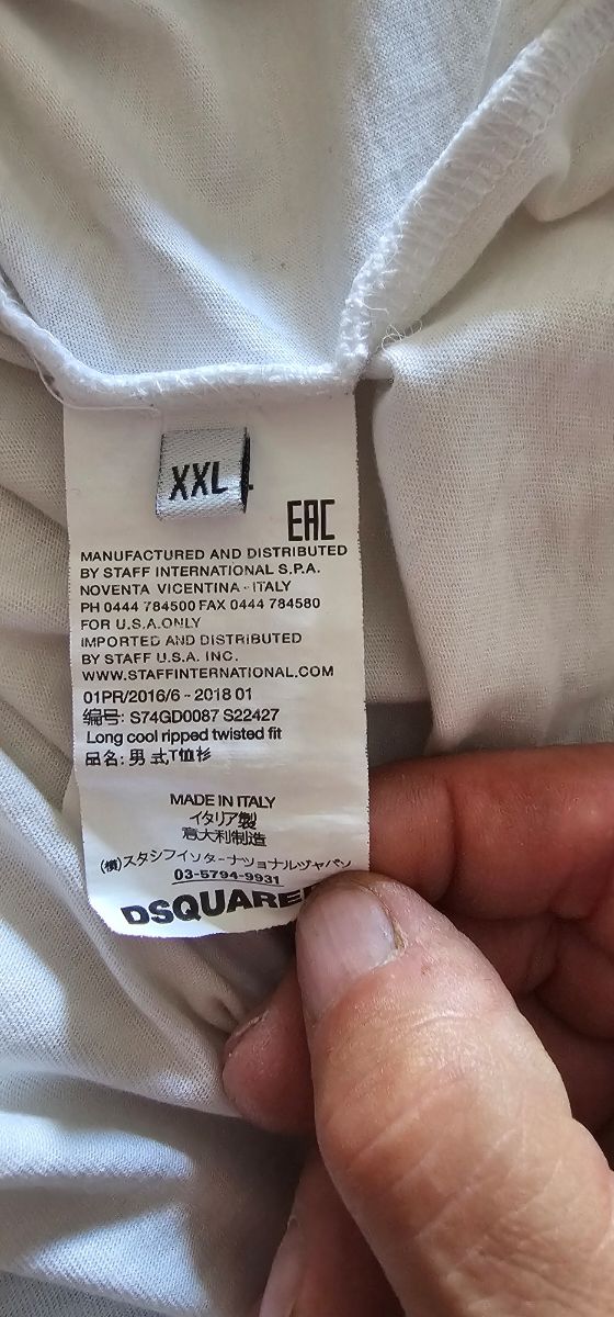 Camiseta DSQUARED2 (XXL)