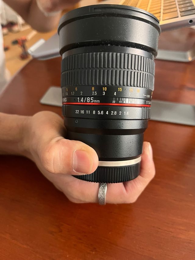 Samyang 85mm F1.4 Objetivo MFT