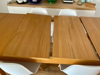 Mesa Ikea comedor madera/extensible y 4 sillas 