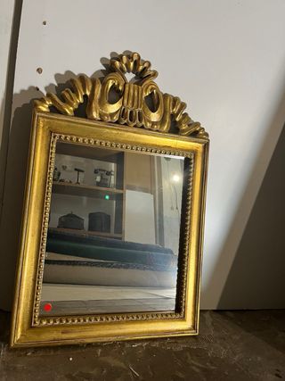 Espejo dorado vintage
