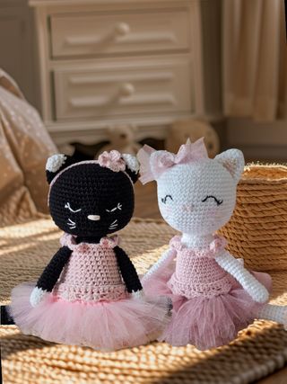 2 Gattine Amigurumi Ballerine