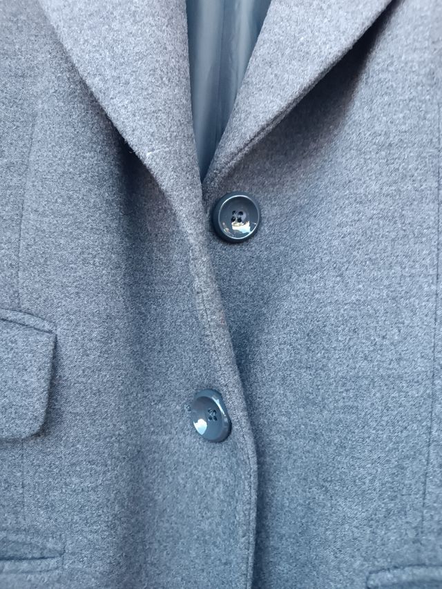 Cappotto lungo grigio donna