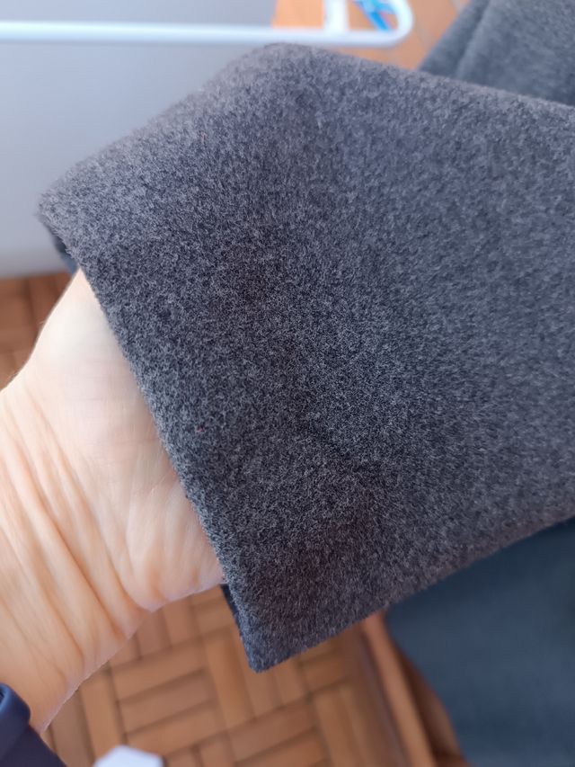 Cappotto lungo grigio donna