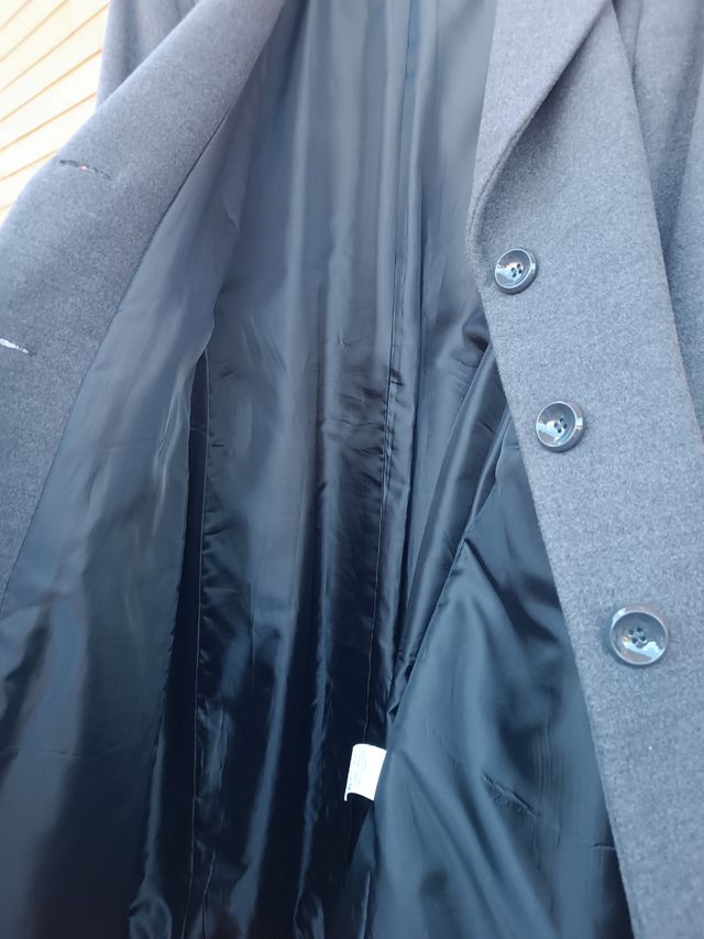 Cappotto lungo grigio donna