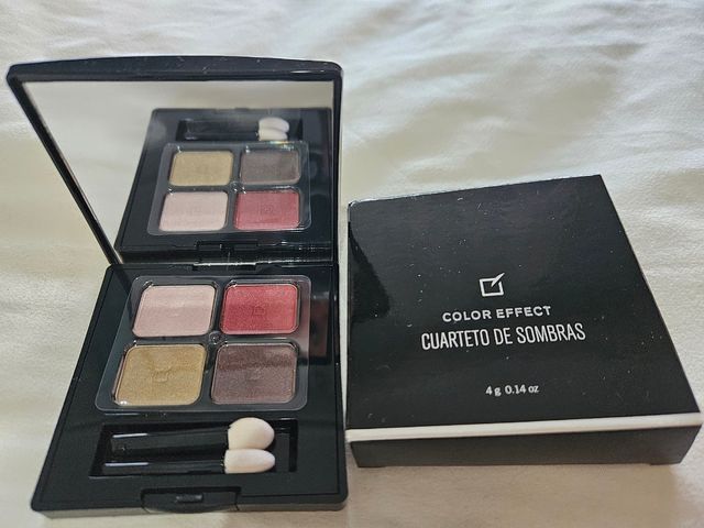 Paleta sombras ojos 4 tonos
