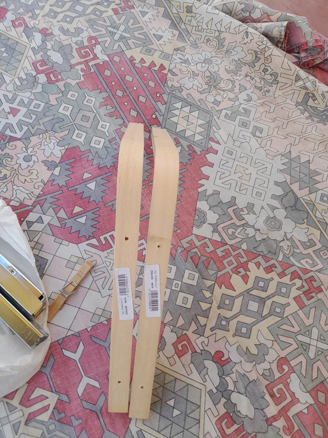 2 quadrados de madeira