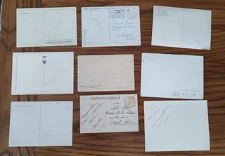 9 Cartoline vintage Italia 