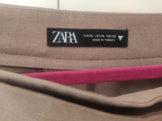 Shorts-Pantalón Zara marrón