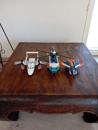 3 Velivoli Lego: Aereo, Elicottero, Jet