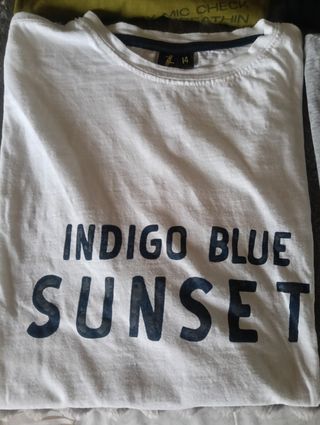 4 Camisetas Hombre Talla S manga corta