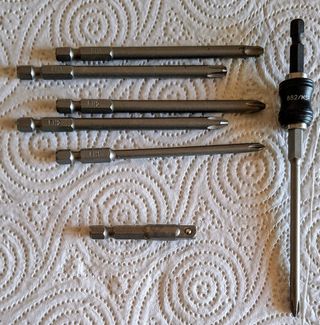 Set inserti Bits PH1 PH2 PH3 + adattatore magnetic