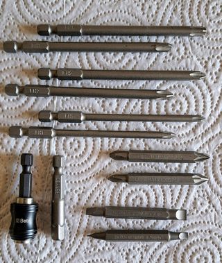 Set inserti Bits PH1 PH2 PH3 + adattatore magnetic