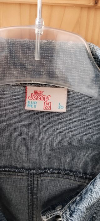 Cazadora vaquera Bershka M azul