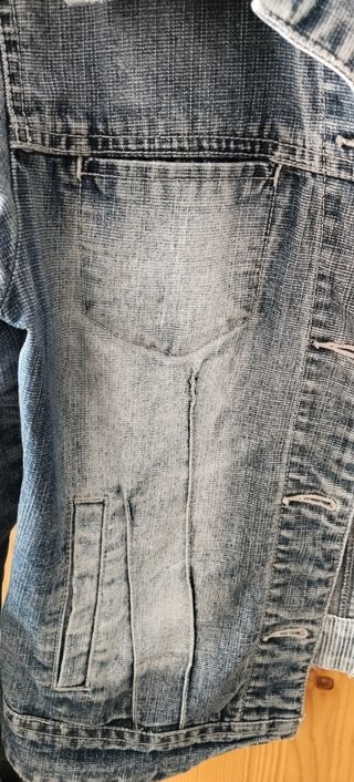 Cazadora vaquera Bershka M azul