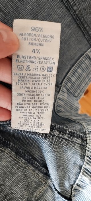Cazadora vaquera Bershka M azul