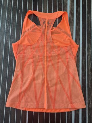 Canotta Adidas fitness arancione