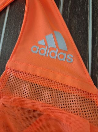 Canotta Adidas fitness arancione