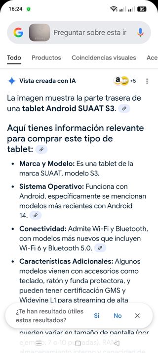 Tablet SUAAT S3 Android 14 - 20GB+128GB