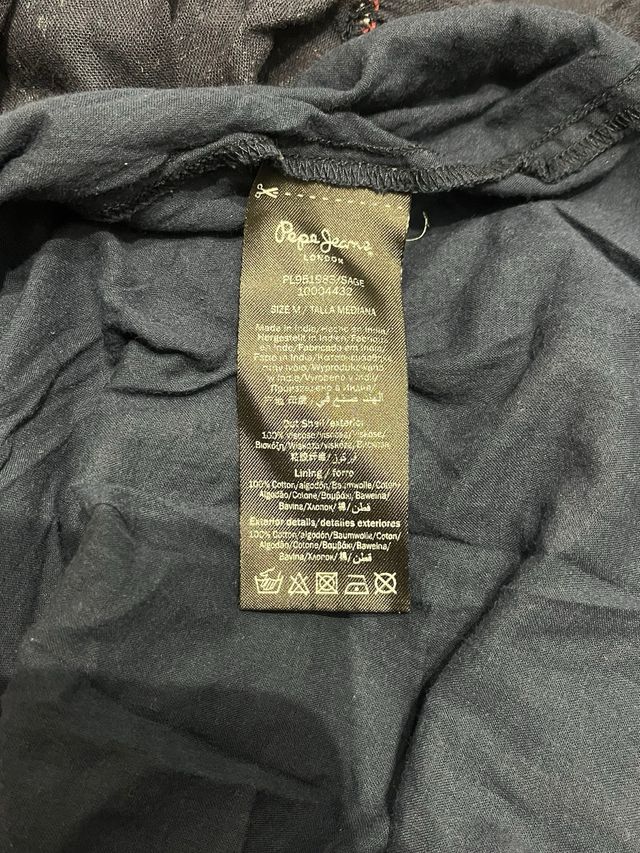 Vestido largo Pepe Jeans - azul