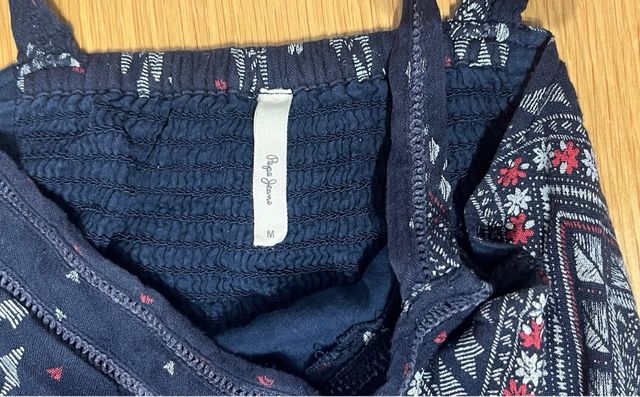 Vestido largo Pepe Jeans - azul