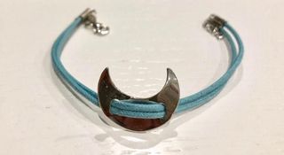 Pulsera y collar plata | azul
