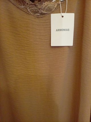 Vestido lencero camel viral tik tok