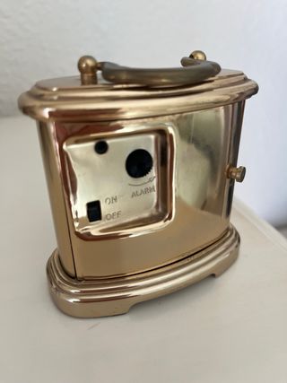 Reloj despertador Trento dorado