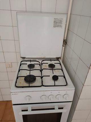 Cocina gas natural Bluesky 4 fuegos