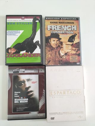 4 DVDs segun fotos