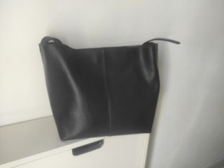 Bolso negro hombro - Piel