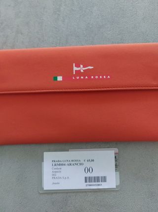Portafoglio Luna Rossa Nuovo con Cartellino 