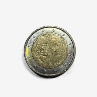 Moneda 2€ Rodin Francia 1917-2017