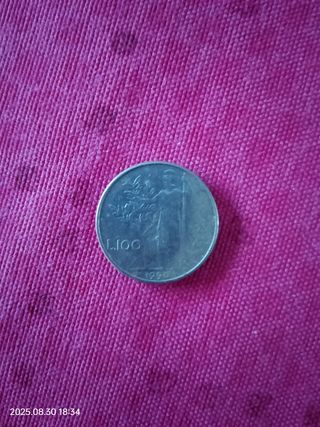 100 Lire Italia 1990 - Rara