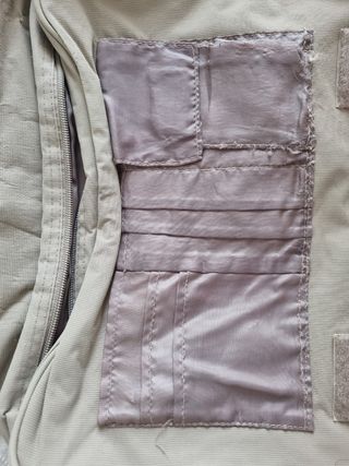 Bandolera Gabol beige - Gris