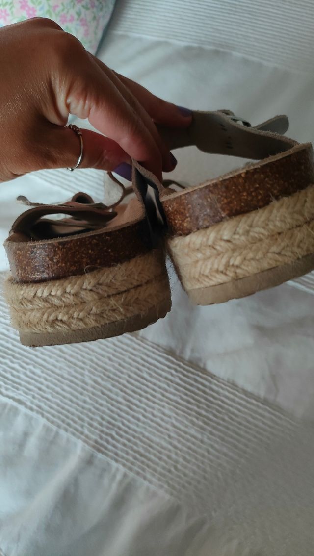 Sandalias Titanitos niña 35 Plata