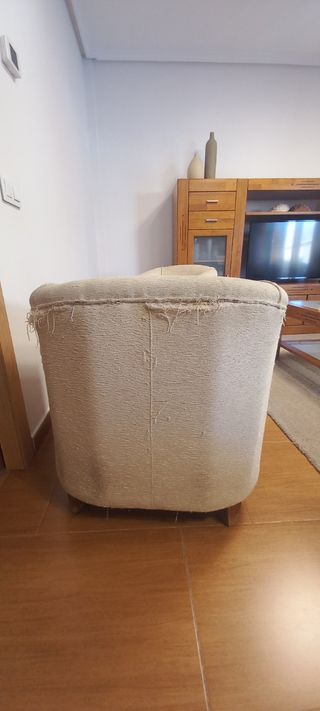 2 Sillones individuales beige