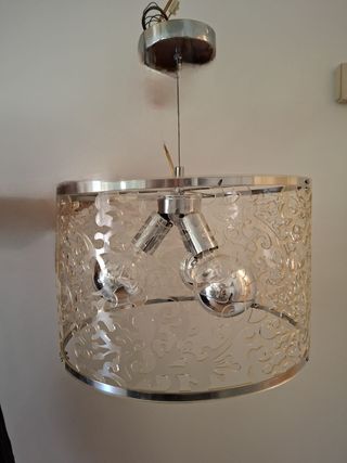 Lampara techo 2 luces vintage