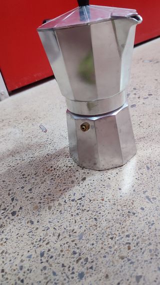 Cafetera italiana de aluminio
