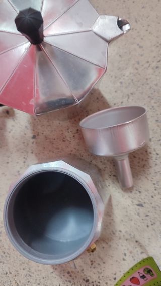 Cafetera italiana de aluminio