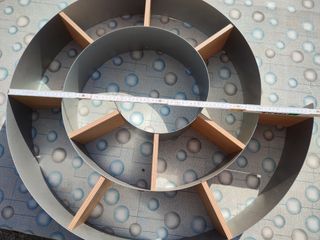 Scaffale a spirale metallo-legno